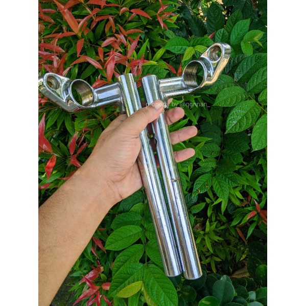 stang stir setang rgr original chrome diameter pnp as 33 shock ninja vixion