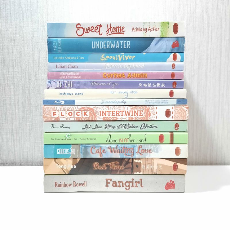 [PRELOVED] ORIGINAL BUKU NOVEL DAN KOMIK PENERBIT HARU SPRING EUFLORIA BTS GEMINA BLOOD TYPE DLL
