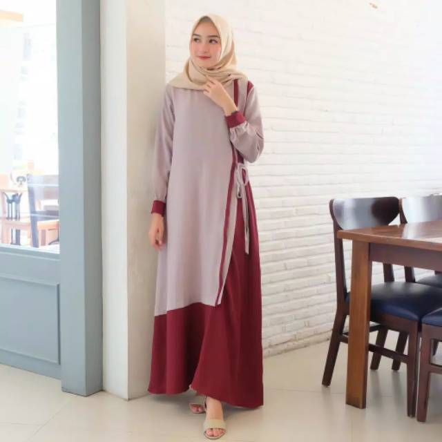 AMANDA GAMIS REMAJA KEKINIAN / GAMIS TERBARU / GAMIS JUMBO