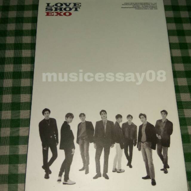 ALBUM EXO LOVE SHOT W/ D.O PHOTOCARD