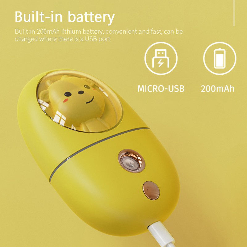 Cute Pet Nano Spray Wajah Portable Mini USB Mist Sprayer Pelembab Murah Perawatan Humidifier Diffuser Mainan Anak Laki Laki Anak Perempuan