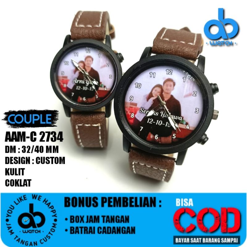 Jam Tangan Custom Design Foto &amp; Nama | Bisa Request Design