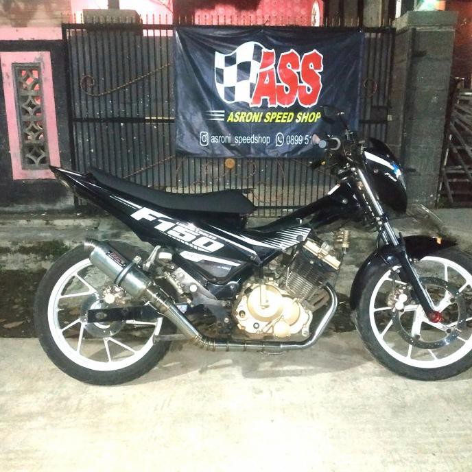Sale Leheran Pipa Knalpot Racing Satria Fu Karbu Roadrace Semi Stainless Termurah
