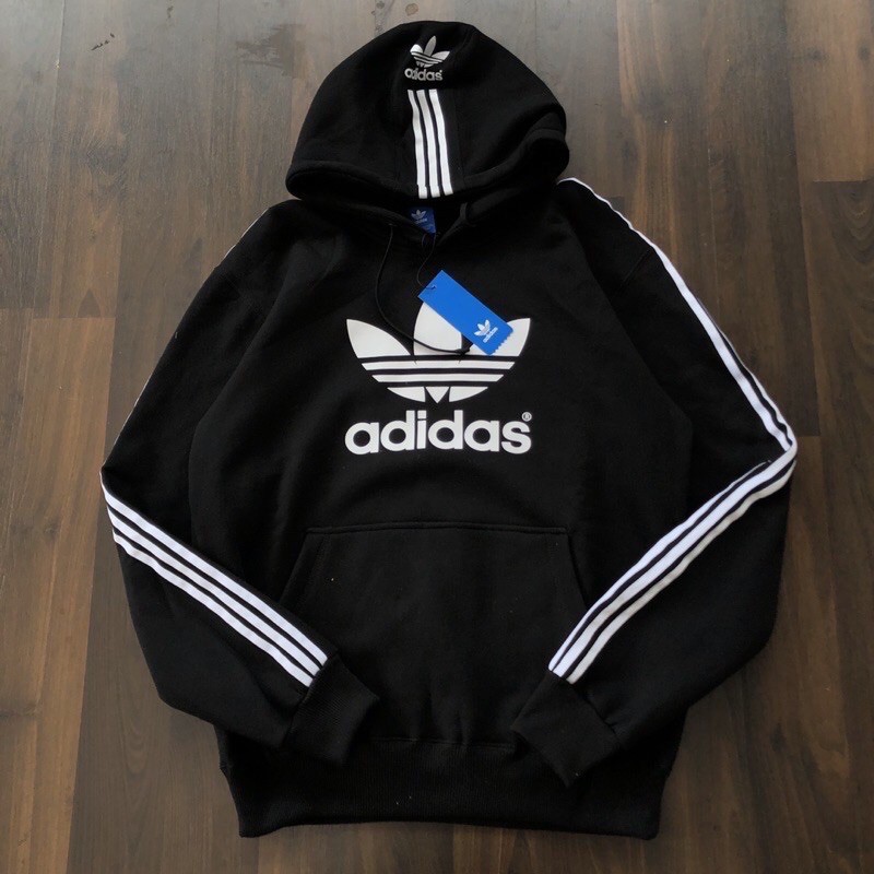 HOODIE | JAKET HOODIE ADIDAS TREFOIL BLACK