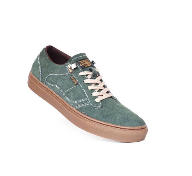 Sepatu Lokal Shoes Local Pride Cevany Gordon Low Cut Olive Gum