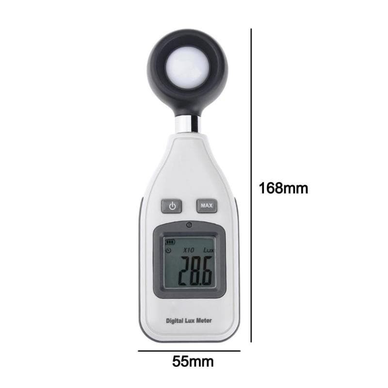 Digital Lux Light Meter Alat Ukur Intensitas Kekuatan Cahaya GM