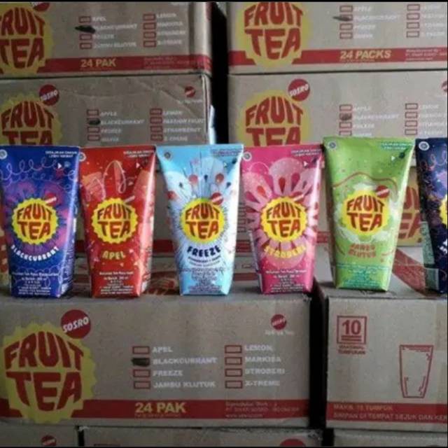 

Fruit Tea Genggam MIX 200 ml Isi 24 Pcs