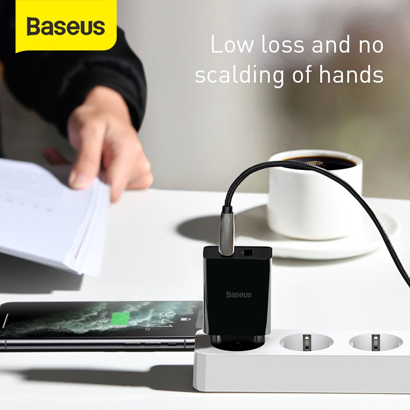 Baseus Kepala Charger Mini Dual USB Charger eu plug charger