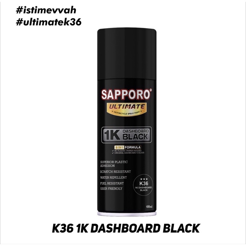 SAPPORO ULTIMATE K36 1K DASHBOARD BLACK 400 ML