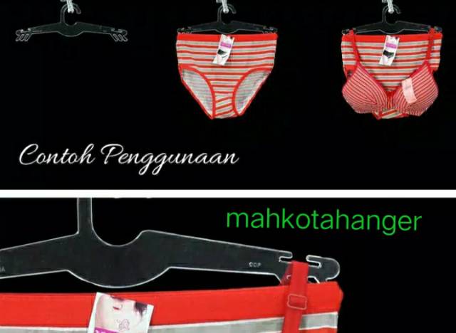 Hanger BH Dan Celana Dalam Bening | Gantungan BH Serbaguna