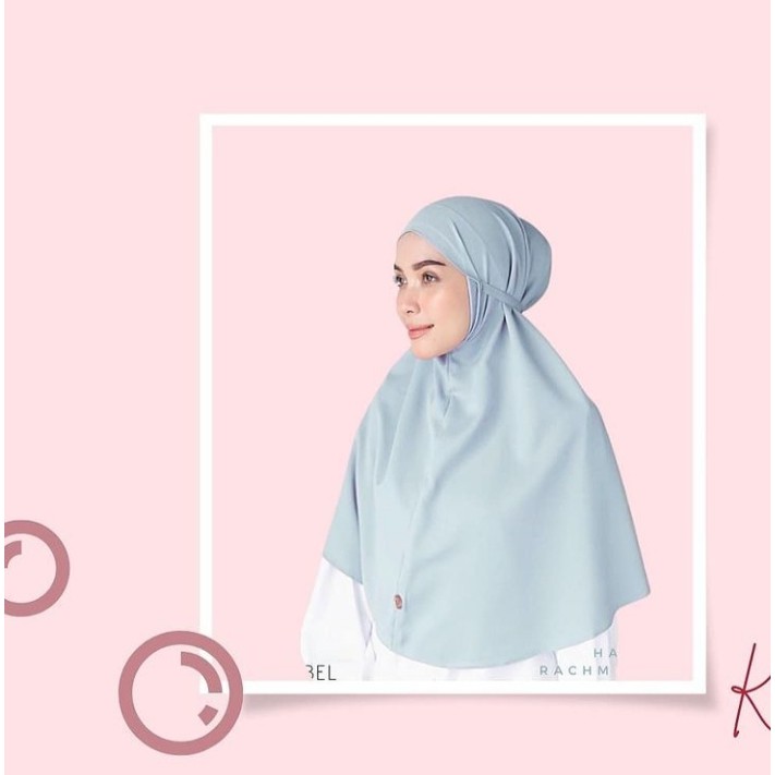 Hijab Instan Jilbab Bergo Maryam Bahan Wolfis Size XL Jumbo Premium Quality Gratis Ongkir Bisa COD-3