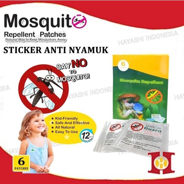 Stiker Anti Nyamuk Anak Bayi Mosquito Repellent Sticker Patch Baby