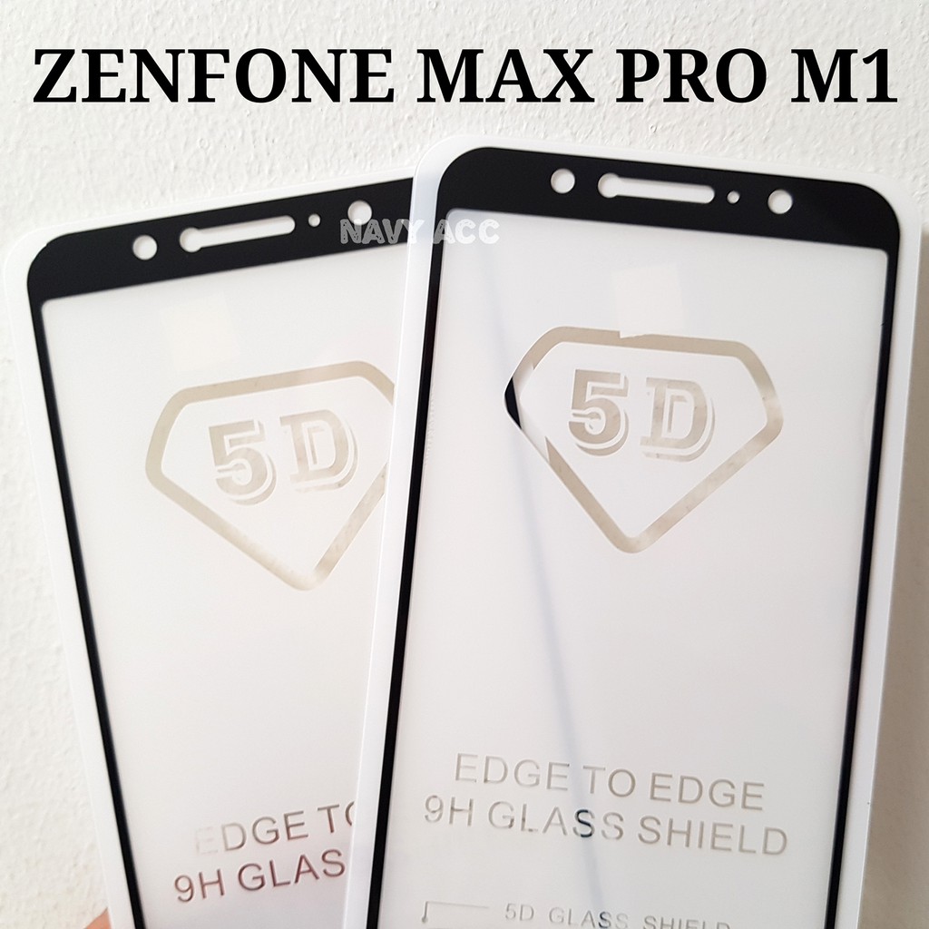 Tempered Glass Full Cover 5D Zenfone Max Pro M1