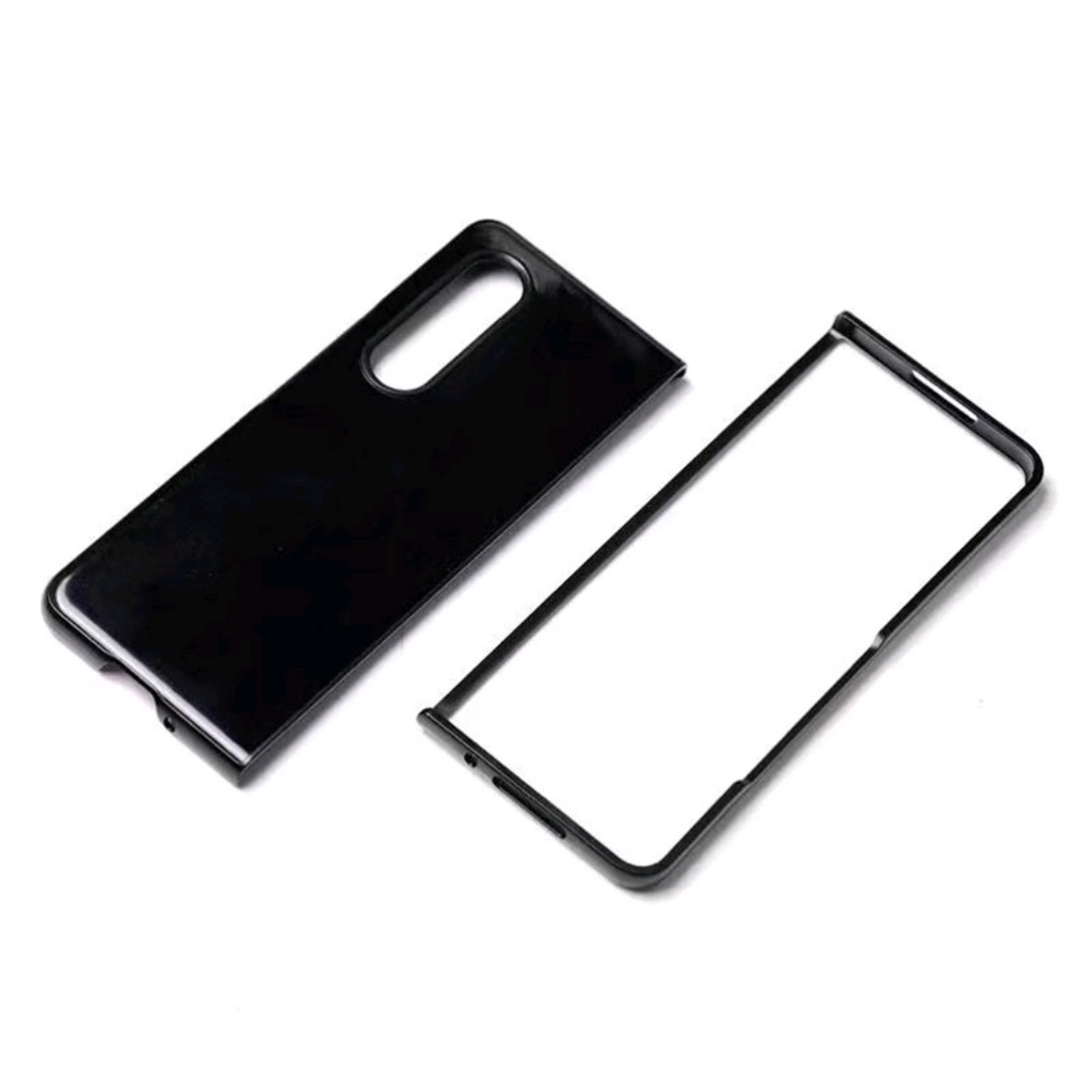 Premium Hard Slim BLACK Matte Samsung Z FOLD 3 Z FOLD 2 Z FLIP Case Cover Casing Front Back