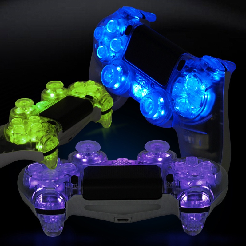 Btsg Multi-Warna Luminated D-pad Thumb Sticks LED Mod Untuk Pro Controller Tombol Wajah DTF LED Mod Kit Untuk Controlle