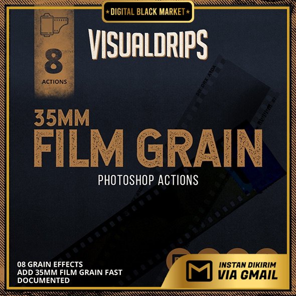 35mm Film Grain Photoshop Action