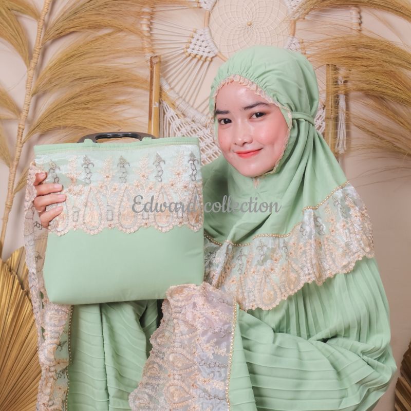 MUKENA DEWASA PLISKET ADEM TERBARU 2021/MUKENA/MUKENA DEWASA KATUN/MUKENA TRAVELLING