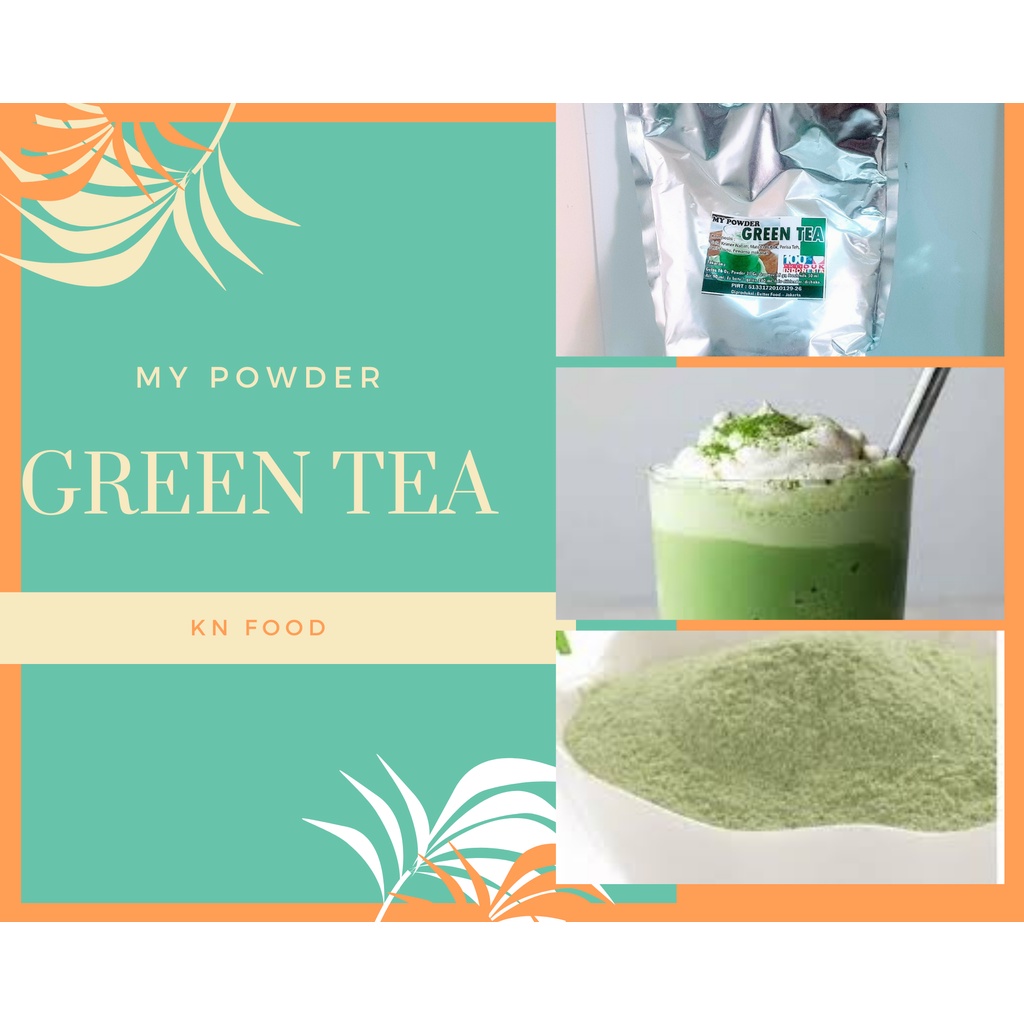 

Powder Green Tea Regular 1kg - Powder minuman rasa Green Tea kemasan 1kg