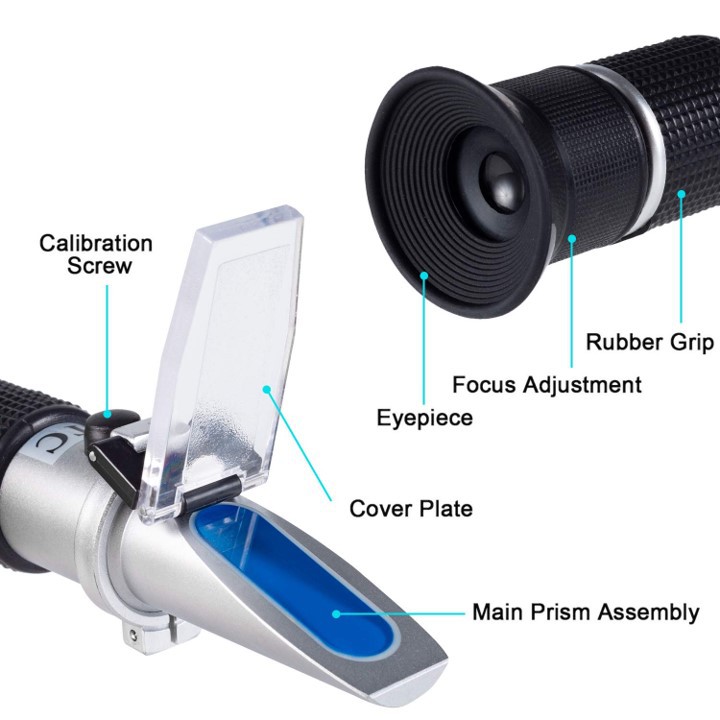 Refractometer Honey Meter Refraktometer Kadar Kemurnian Madu Brix Gula