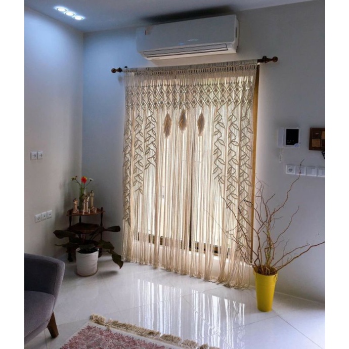 Tirai macrame / macrame curtain / gorden / Tirai pintu / Tirai jendela / Home decor / vintage