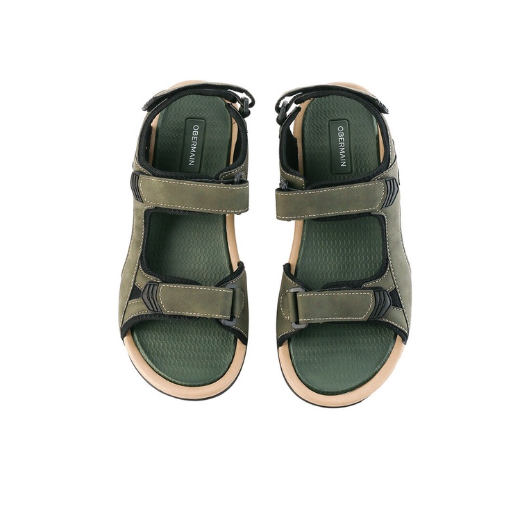 SANDAL SLINGBACK OBERMAIN PRIA ORIGINAL CASUAL OUTDOOR GREEN OM24