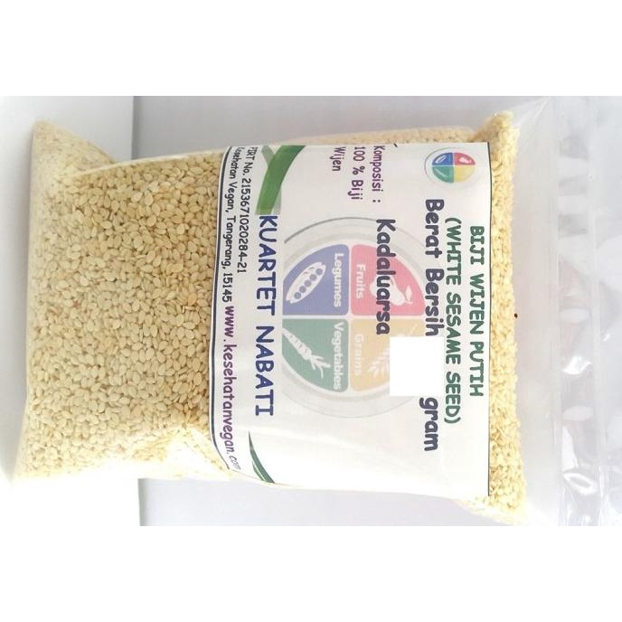 

TURUN HARGA 250gr Roasted Wijen Putih / White Sesame Seed - Oven - Sangrai AP136