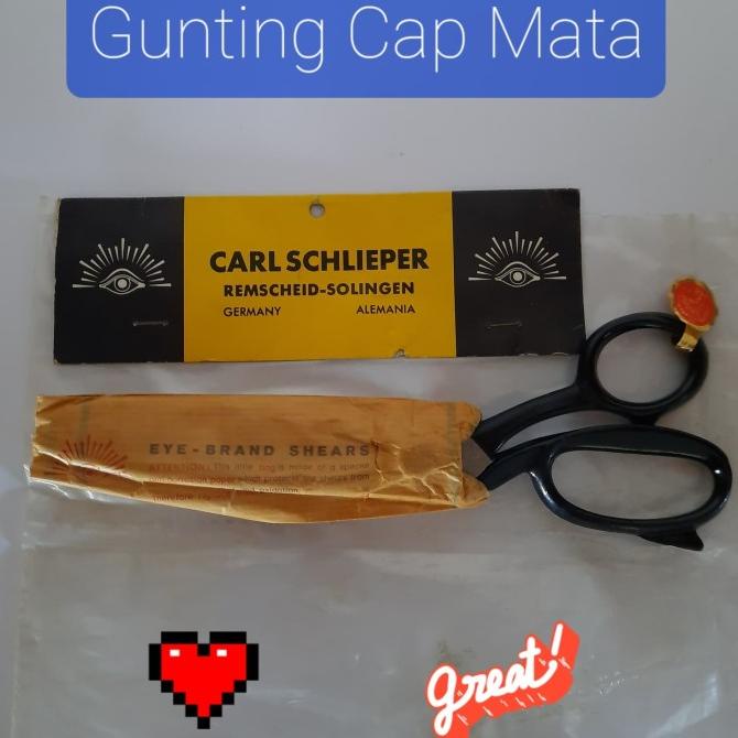 Coarcella - Gunting Kain Cap Mata Scissor Eye Brand 7" 18Cm Original