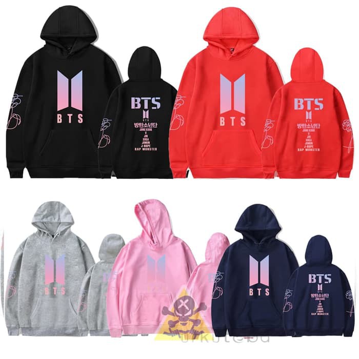 Sweater Hoodie BTS Dewasa / Jaket Kpop All Member / jaket anak bts