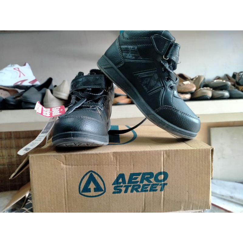 !!!MURAHHH!!! Sepatu Sekolah Kece Abizzz Pria/Wanita AEROSTREET Hitam