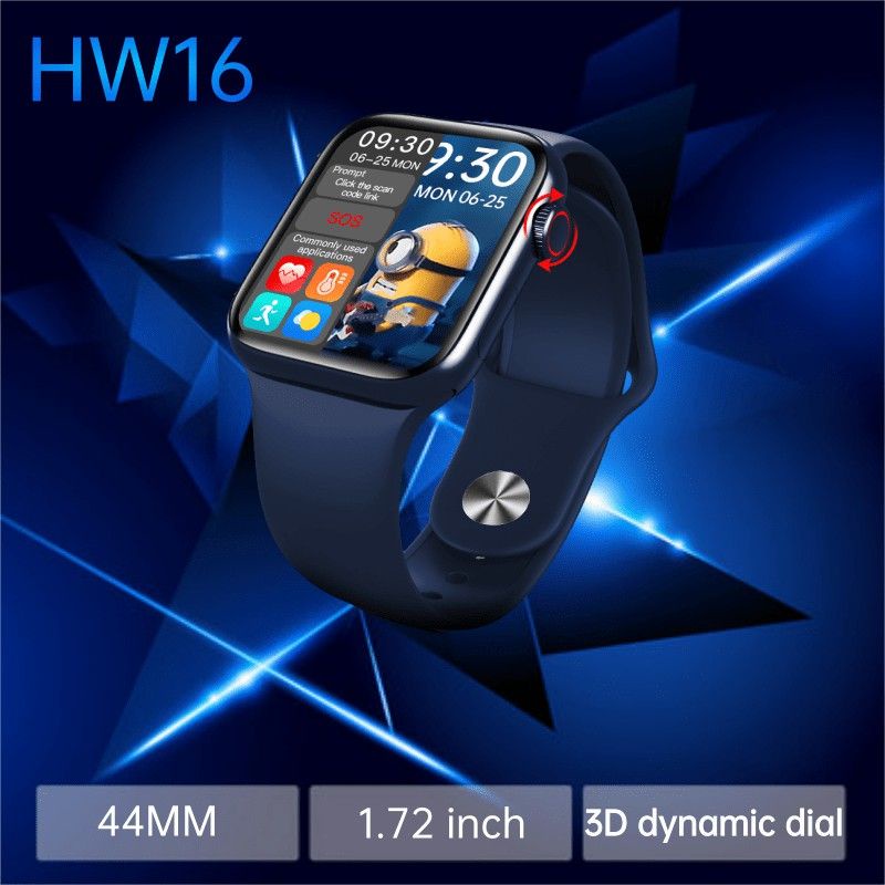 HW16 IWO 13 Smartwatch Series 6 Bluetooth Call Customize Watch Wajah