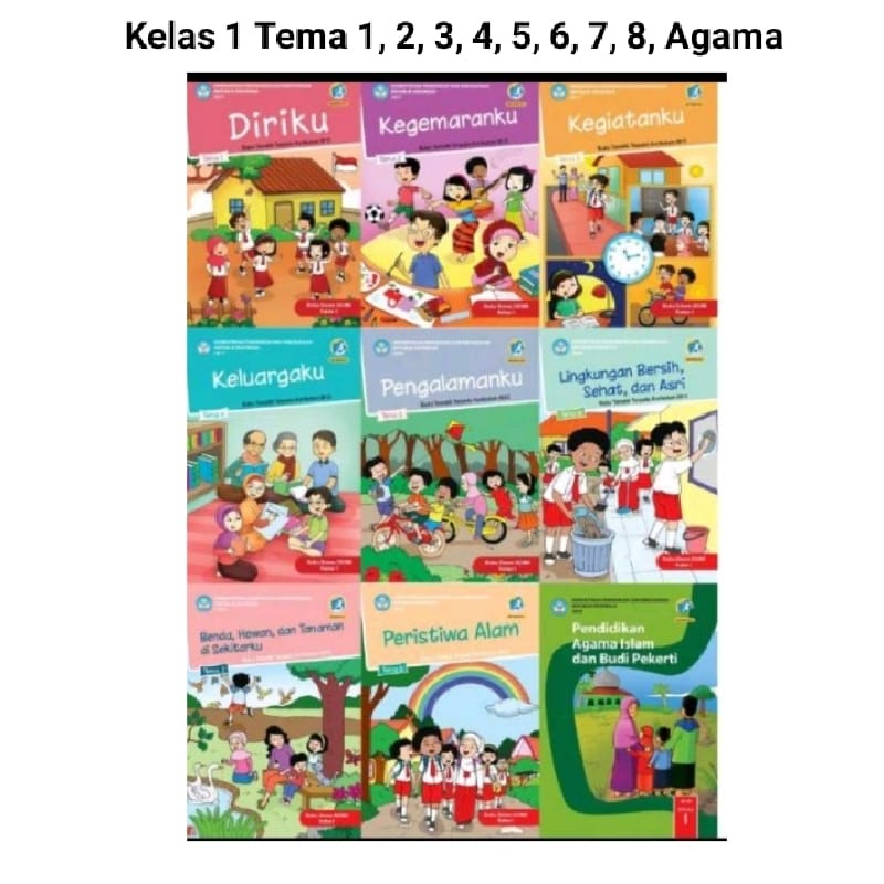 

Buku Tematik SD Kelas 1Tema 1,2,3,4,5, 6, 7, 8, Agama Islam Revisi 2017 Kurikulum 13 ( HARGA SATUAN )