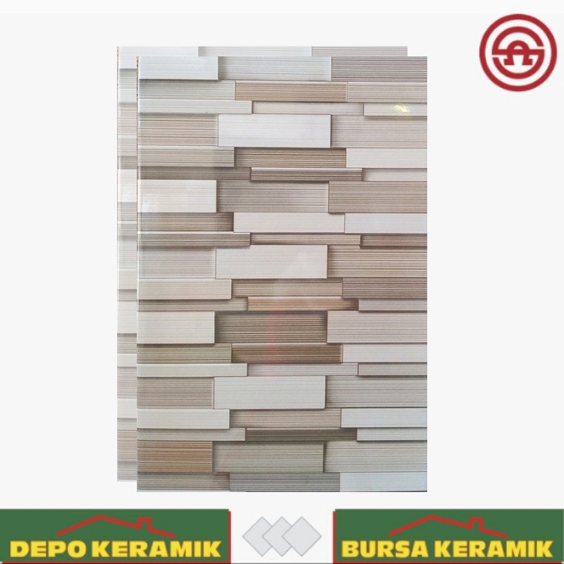  Keramik  Dinding Motif 25X40  DIGIUNO AMORE SERIES G1 