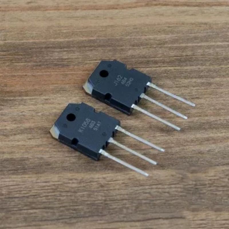 Mosfet 2SK1058 2SJ162 K1058 J162 TO-3P sepasang