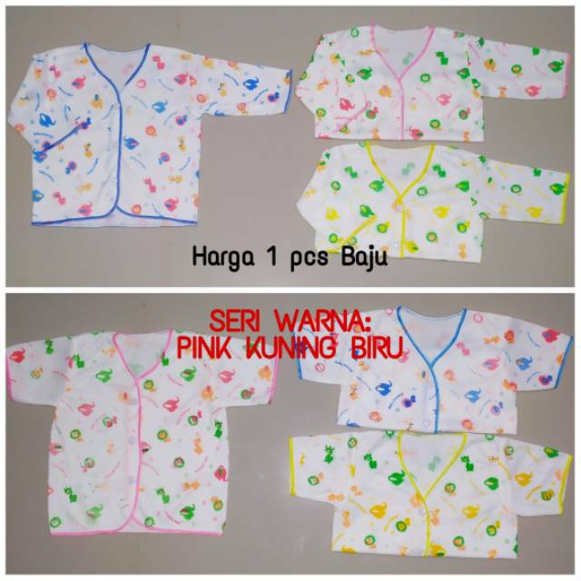 Baju bayi DOUBLE KNIT halus lembut perlengkapan bayi lahir