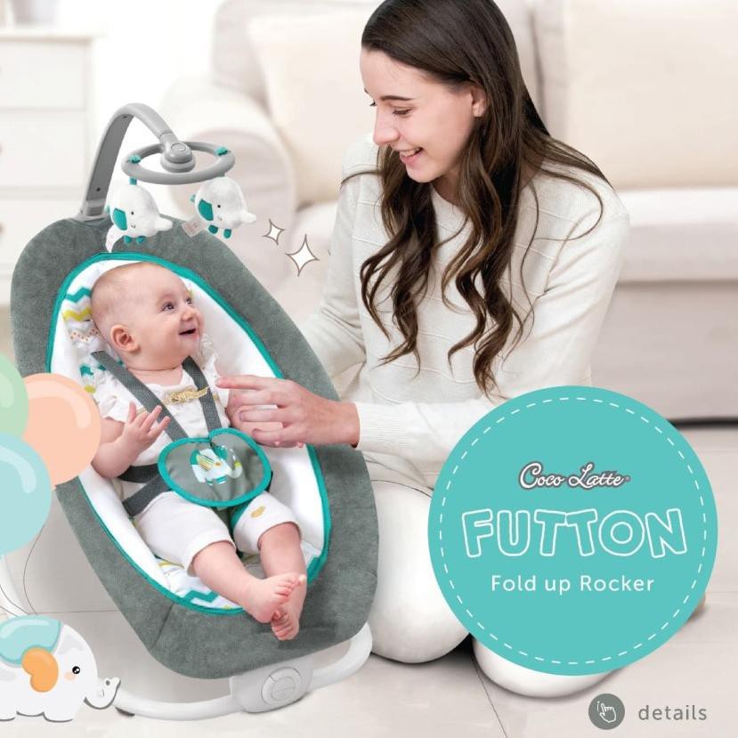 Harga Murah Cocolatte Weeler Futton Bouncer Fold Up Rocker Bouncer Kursi Goyang Bayi Shopee Indonesia