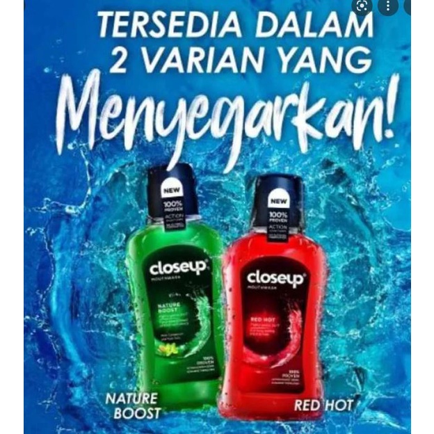 Closeup | Antibacterial Mouthwash / Obat Kumur | 300ml