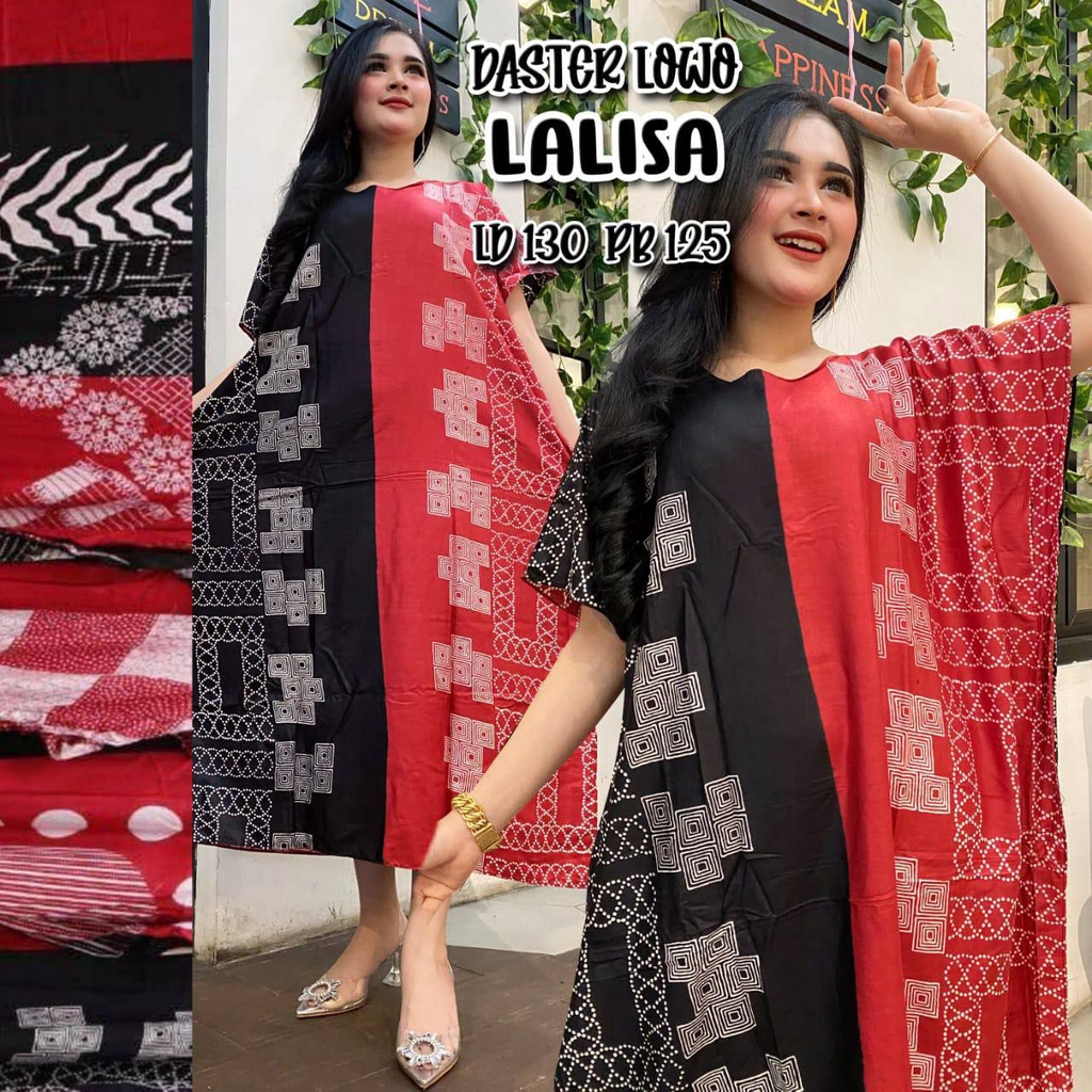 Daster Jumbo Wanita Kelawar Lowo Bahan Rayon