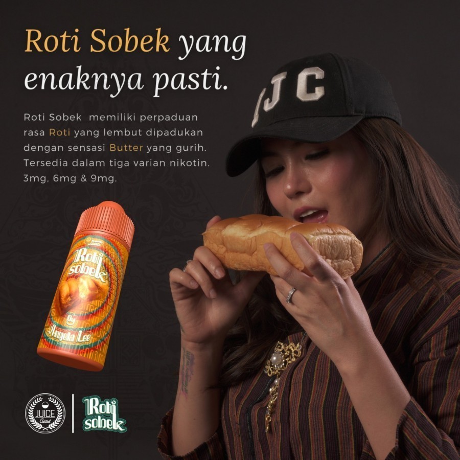 Roti Sobek 6MG 100ML by Angelalee x Indonesia juice Cartel Liquid Vape