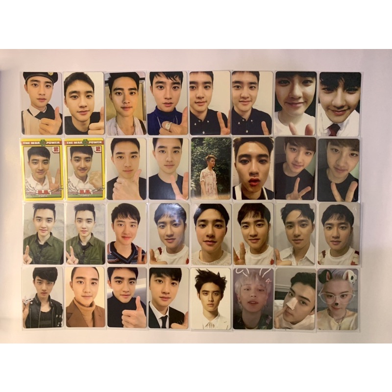 PC PHOTOCARD OFFICIAL EXO KYUNGSOO BAEKHYUN SEHUN CHANYEOL D.O. EMPHATY MAMA EXODUS LOTTO LOVE ME RI