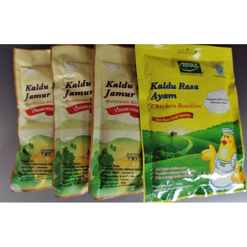 

TOTOLE 80g 3 pcs +TOTOLE KALDU AYAM 100g