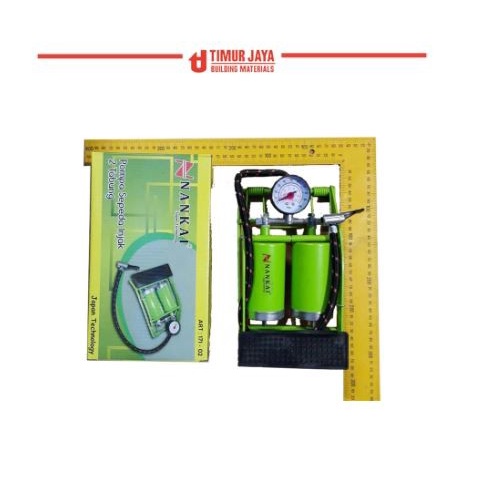 KENMASTER Pompa Sepeda Injak Foot Pump 2 Tabung 60 psi cmart