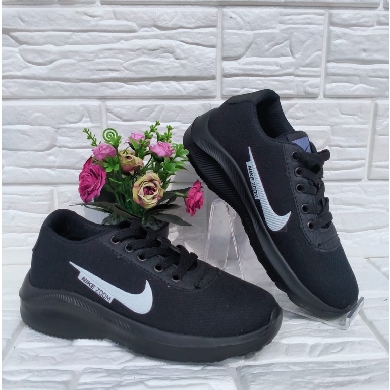 SEPATU ANAK SEPATU SNEAKERS SEPATU ANAK LAKI LAKI SEPATU TERBARU SEPATU ANAK PEREMPUAN HITAM FASHION ANAK UMUR 4 5 6 7 8 9 TAHUN