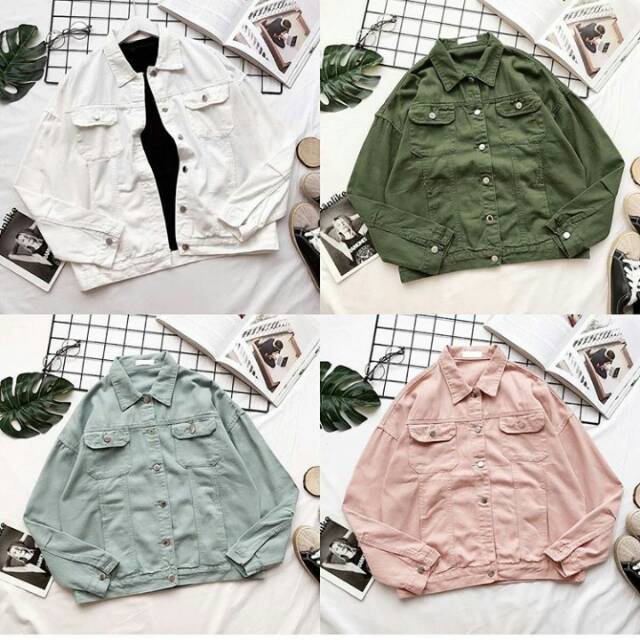 Jaket wanita murah bagus Long sleeve parka