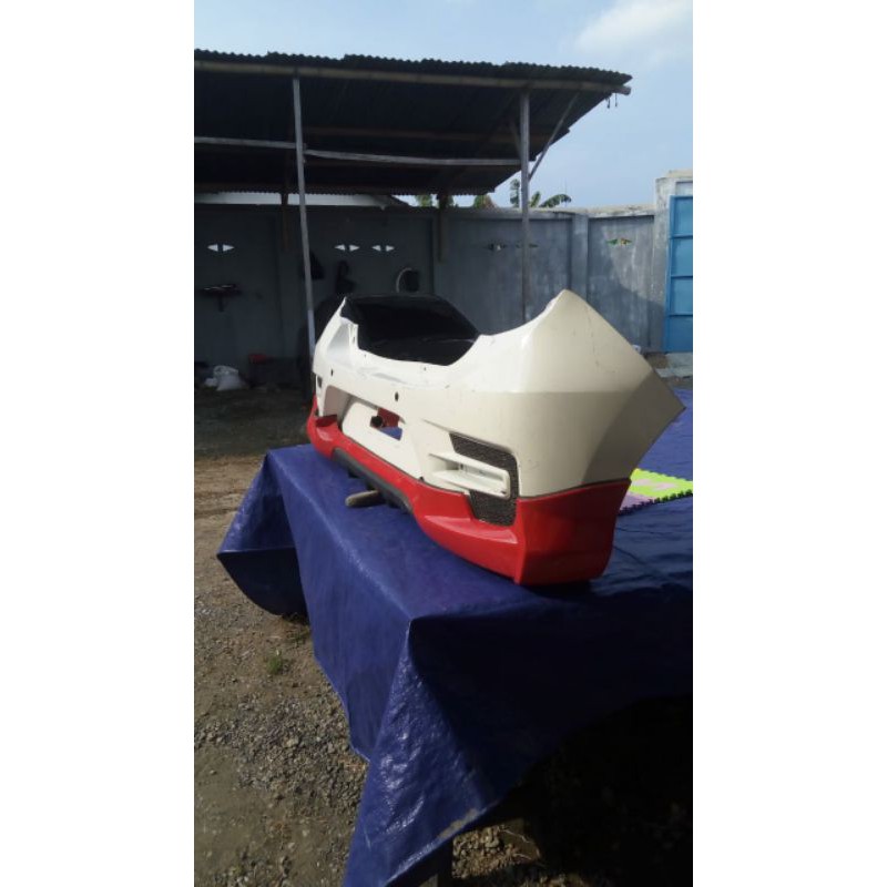 bemper belakang agya plus bodykit belakang