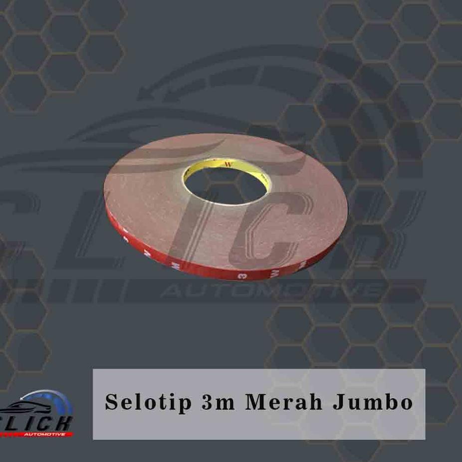 

Big Sale - Double Tape VHB Model 3M 8mm/10 mm X 33M Rol Besar / Double tape 3M Merah