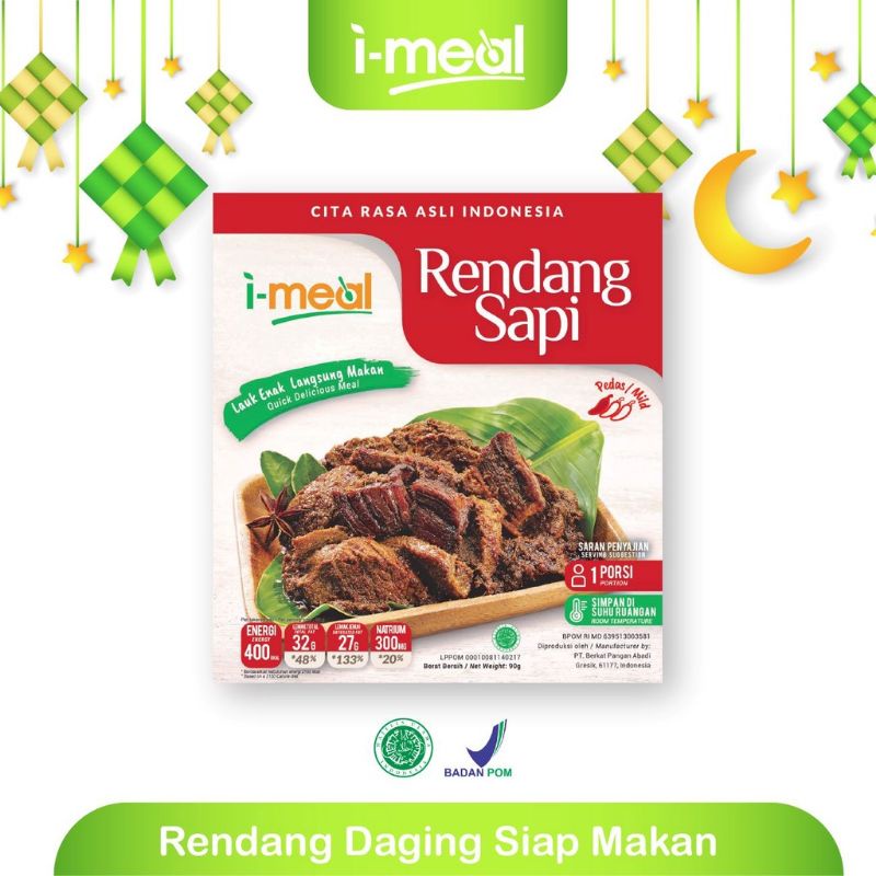 

I-MEAL RENDANG SAPI MAKANAN INSTAN MENDAKI GUNUNG DAN TRAVELING RANSUM GUNUNG OUTDOOR