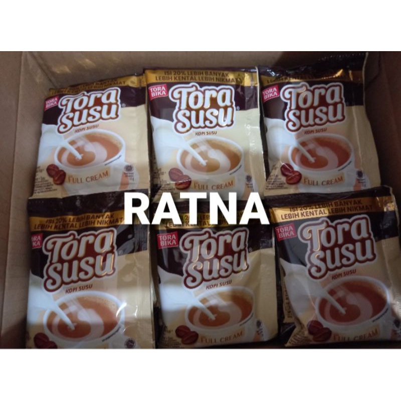 

TORA SUSU FULL CREAM TORABIKA KOPI SUSU 26gr 1 Renteng Isi 10 Sachet