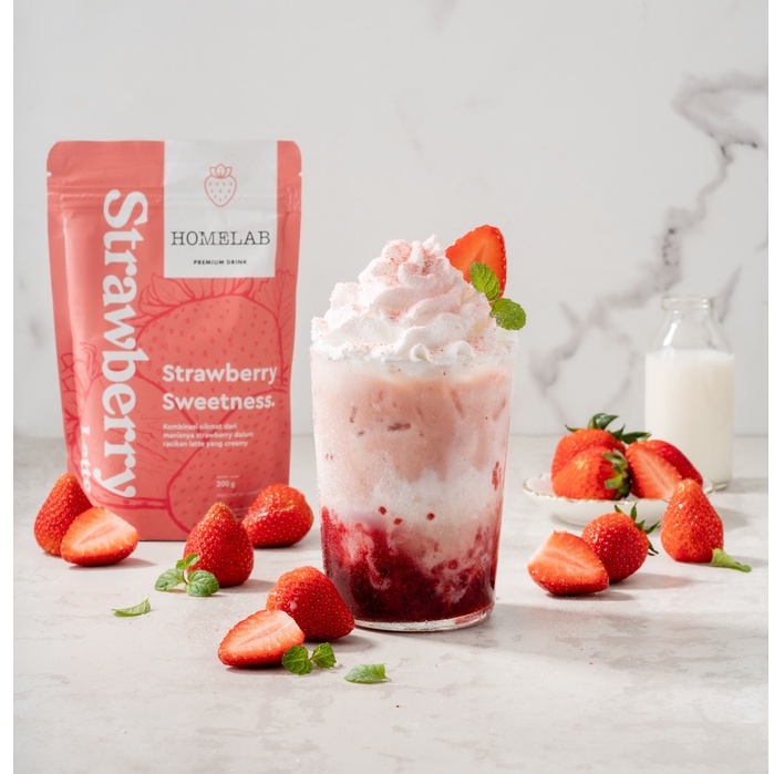 Bubuk Minuman STRAWBERRY LATTE - Premium Dr..... 2