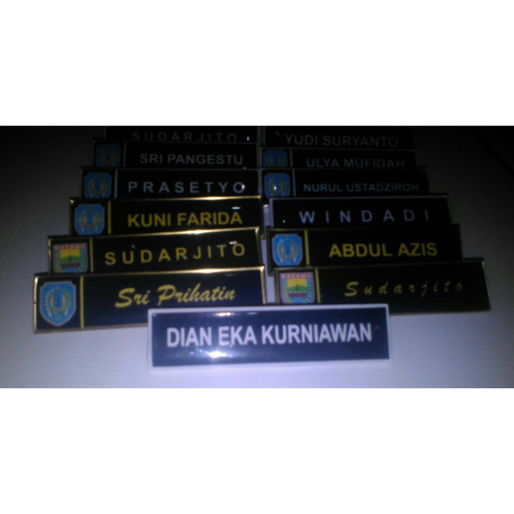 

Nama Pengenal Nama Dada Name Tag Dengan Logo Full Color