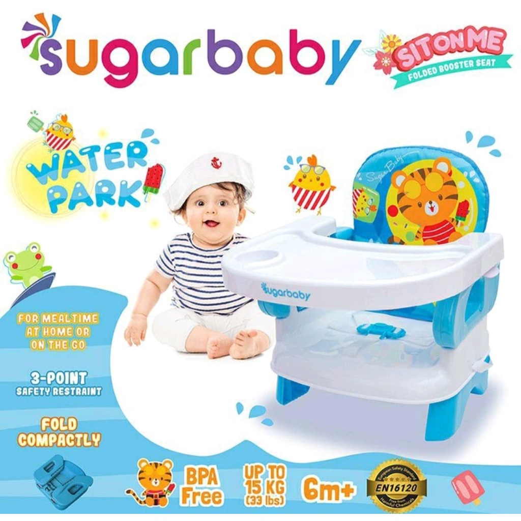 Sugar Baby Sit On Me Folded Booster Seat Tempat Duduk Anak Bayi